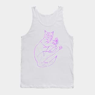 Sleepy Cat T-shirt Mug Sticker Tank Top